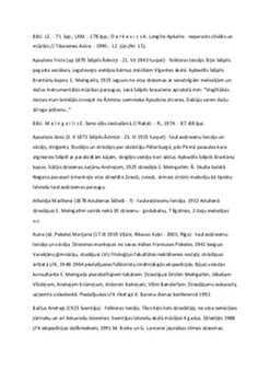 M Vīksnas un V Bendorfa sagatavotais tautas dziesmu melodiju teicēju rādītājs 2