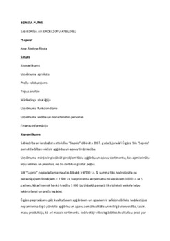 Apavu un apģērbu veikals "Sapnis" 1