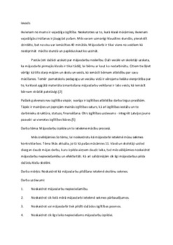 Mājasdarbu loma mācīšanās procesā 1
