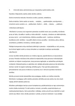 Mājasdarbu loma mācīšanās procesā 2