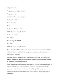 Mācīšanās prasme un to pilnveidošana 1