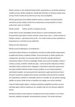 Mācību principu izpausme 3