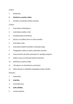 Audzināšanas principi 1