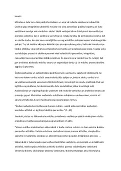 Personība un socializācija 1