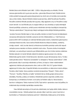 Rafaēls (Raffaello Santi): dzīve un mākslas devums 1