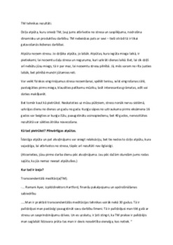Transcendentālā meditācija 1