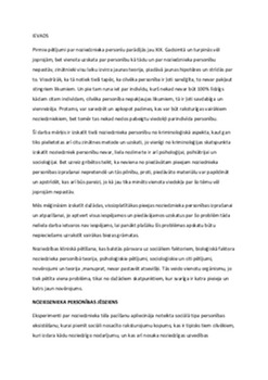 Noziedznieka personības jēdziens 1