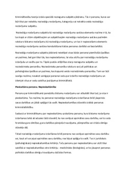 Noziedzīga nodarījuma subjekts 2