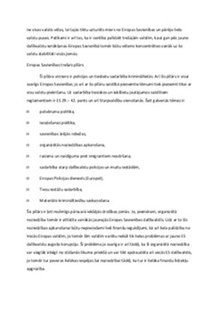 Eiropas Savienības 3 pīlāru būtība un raksturojums 3