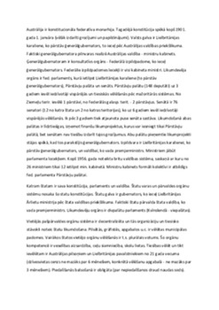 Austrālijas valsts iekārta un politiskā sistēma 1