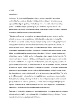 Galvojuma rašanās nosacījumi Civillikumā 1