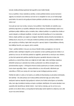 Politika – varas īstenošanas māksla 1