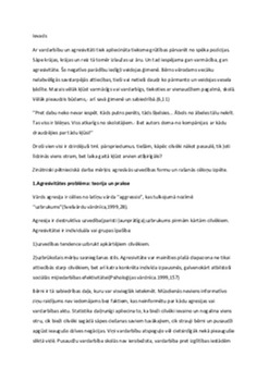 Vardarbība un agresivitāte 1