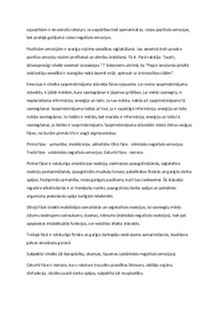 Emocijas un to kvalifikācija 3