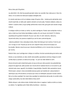 Mana dienā pēc 30 gadiem 1