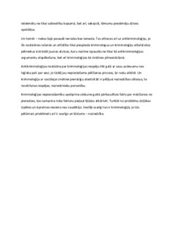 Antikriminoloģija: noziedzības prevencija un pētījumi 2