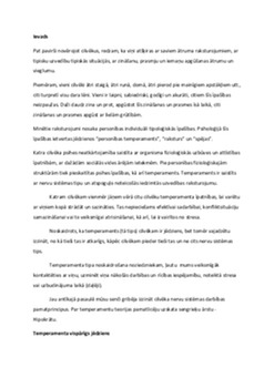 Temperamentu tipu psiholoģiskais 2