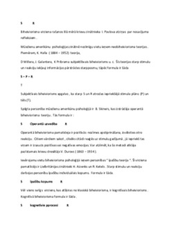 Psiholoģijas zinātnes galvenie virzieni 2