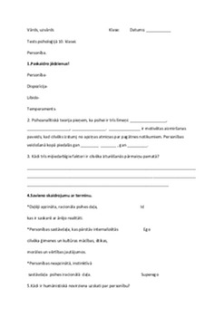 Personības attīstības teorijas: psihoanalīze un citur 1