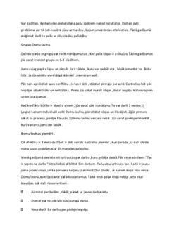 Konfliktoloģija: konfliktu risināšanas metodes un alternatīvas 2