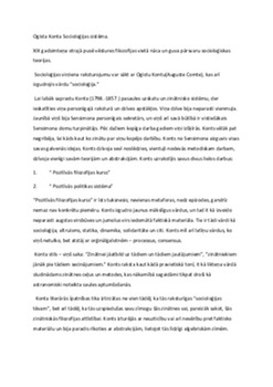 Ogista Konta Socioloģijas sistēma 1