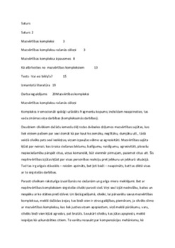 Mazvērtības kompleksi - to cēloņi, izpausmes, risinājumi 1