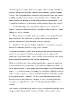 Laulāto mantiskās attiecības un to reģistrācija 3