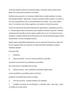 Atmiņa – veidi, funkcijas un fizioloģiskie pamati 2