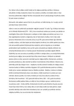 Islāms: rašanās, pamatprincipi un izplatība pasaulē 1