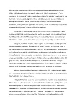 Islāms: ticība un tradīcijas 1