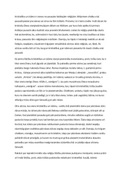 Kristietība un Islāms 1