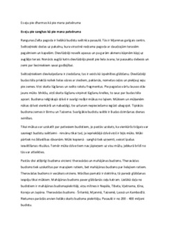 Budisms: mūsdienu interpretācijas un prakse 2