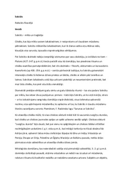 Filozofs Sokrāts 1