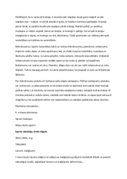Drošības noteikumi spora nodarbībās 3