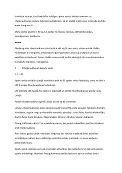 Riteņbraukšana - tradīcijām bagāts sporta veids Latvijā 3