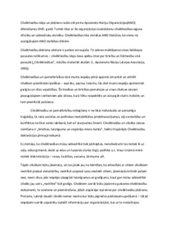 Cilvēktiesības: idejas rašanās un nozīme 1