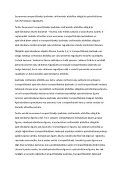Sauszemes transportlīdzekļu īpašnieku civiltiesiskās atbildības obligātās apdrošināšanas (OCTA) tiesiskais regulējums 1