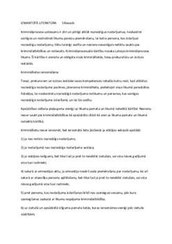 Kriminālprocesuāla tiesvedība 2
