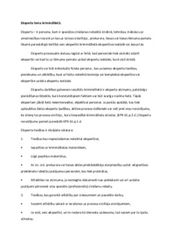 Eksperts kriminālprocesā 2