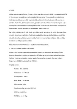 Itālija: kultūra un tūrisms 1