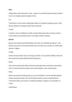 Cittautu tradicionālie ēdieni 2