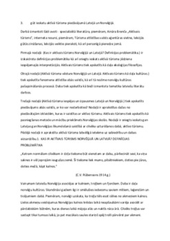 Aktīvā tūrisma kultūras fenomena raksturojums un tā izpausmes Latvijā un Norvēģijā 3