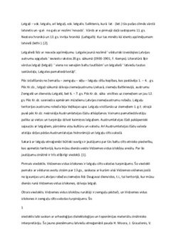 Etnonīms latgaļi un tā varianti vācu un slāvu vēstures avotos; etnonīma etimoloģija 1