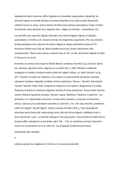 Etnonīms latgaļi un tā varianti vācu un slāvu vēstures avotos; etnonīma etimoloģija 3