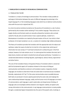 The problems of oral translation 3