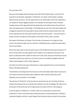 The real value of life 1