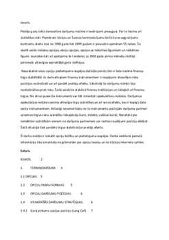Kursa darbs Finansu pārvaldībā Opcijas 1