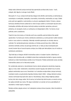 Pārspriedums par saimniecību, sabiedrību, valstiskuma veidošanos, kaimiņattiecībām Latvijas teritorijā 9 - 13 gs 1