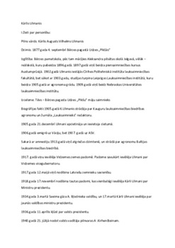 Kārlis Ulmanis: valsts iekārta un politika 1