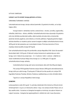 Latvijas simbolika 1